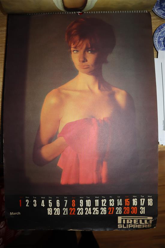 A 1964 Pirelli calendar photographs by Robert Freeman